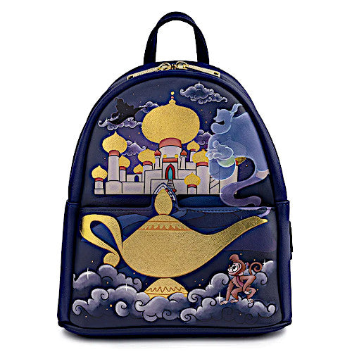 Loungefly Disney Princess Castle Series Aladdin Jasmine Mini Backpack