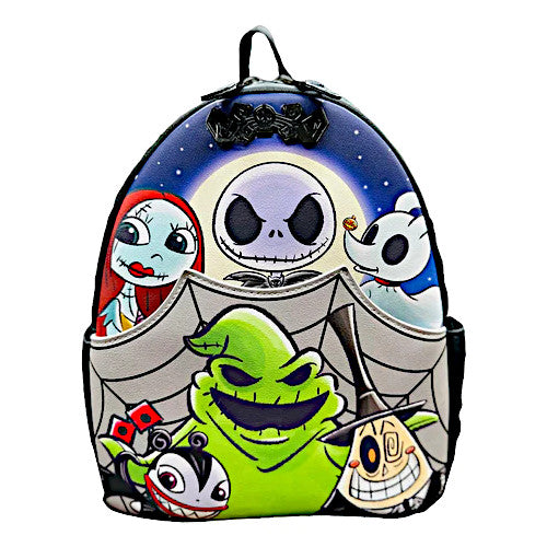 EXCLUSIVE DROP: Loungefly Nightmare Before Christmas Family Chibi Mini Backpack - 10/21/22