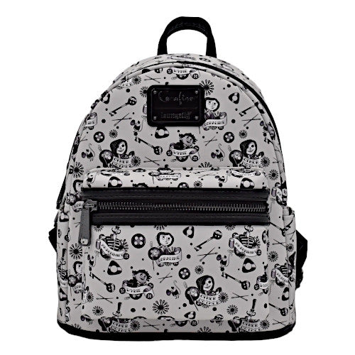 EXCLUSIVE DROP: Loungefly Laika Coraline Tattoo AOP Mini Backpack - 10 ...
