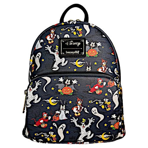 EXCLUSIVE DROP: Loungefly Disney Mickey And Friends Halloween AOP Mini Backpack