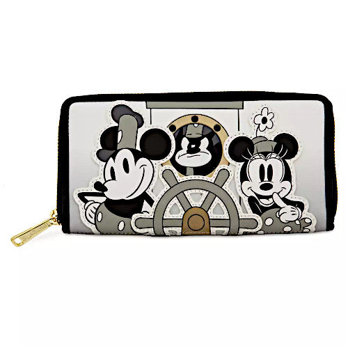EXCLUSIVE DROP: Loungefly Disney Parks Steamboat Willie Wallet - 10/10/22
