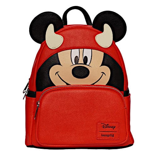 EXCLUSIVE DROP: Loungefly Devil Mickey Mouse Glow Cosplay Mini Backpack - 9/8/22