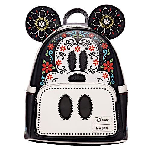 EXCLUSIVE DROP: Loungefly Disney Mickey Mouse Dia De Los Muertos Sugar Skull Mickey Mini-Backpack - 8/18/22