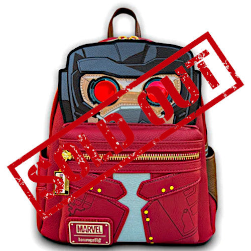 EXCLUSIVE DROP: Loungefly Marvel Guardians Of The Galaxy Star-Lord Light Up Cosplay Mini Backpack - 5/14/22