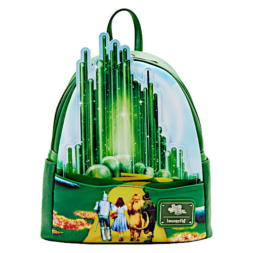 Loungefly Wizard Of Oz Emerald City Glow Mini Backpack