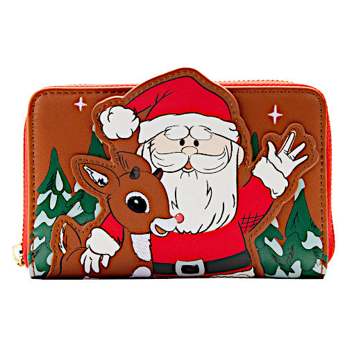 EXCLUSIVE DROP: Loungefly Rudolph The Red-Nosed Reindeer And Santa Cosplay Wallet - 11/10/22