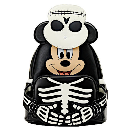 EXCLUSIVE DROP: Loungefly Disney Skeleton Mickey Mouse Glow Mini Backpack - 10/11/22