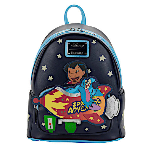 Loungefly Lilo & Stitch Space Adventure Glow Mini Backpack
