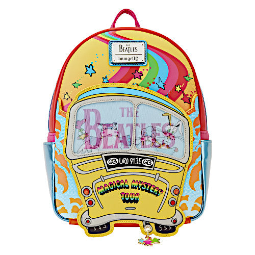 Loungefly Beatles Magical Mystery Tour Bus Lenticular Mini Backpack