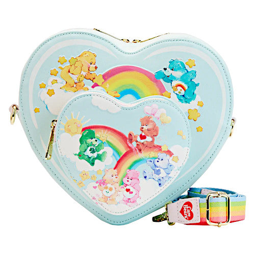 Loungefly Care Bears Cloud Party Heart Crossbody Bag