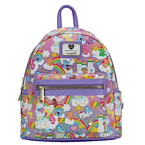 EXCLUSIVE DROP: Loungefly Care Bears Rainbow AOP Mini Backpack - 10/31/22