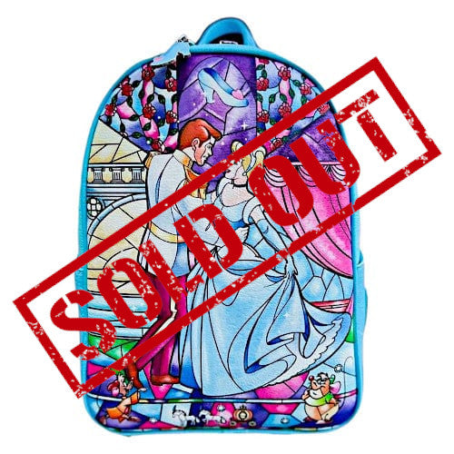 EXCLUSIVE DROP: Loungefly Cinderella Stained Glass Mini Backpack - 2/16/22