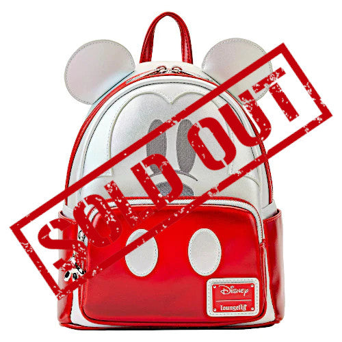 EXCLUSIVE DROP: Loungefly Disney100 Platinum Mickey Mouse Cosplay Mini Backpack (LE) - 3/14/23