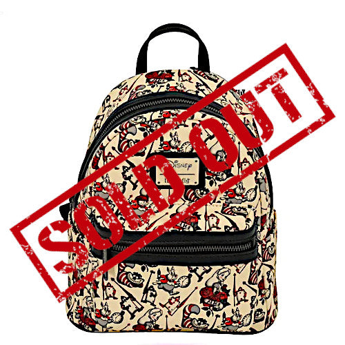 EXCLUSIVE DROP: Loungefly Disney Alice In Wonderland Character Tattoo AOP Mini Backpack - 2/4/22