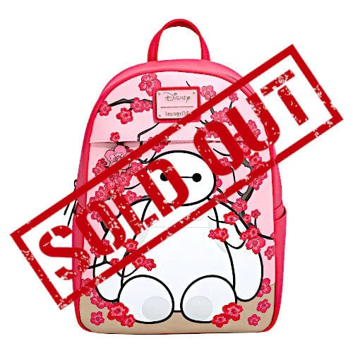 EXCLUSIVE DROP: Loungefly Disney Big Hero 6 Baymax & Sakura Flowers Mini Backpack - 11/2/22