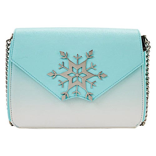 EXCLUSIVE DROP: Loungefly Disney Frozen Elsa Snowflake Glitter Crossbody Bag - 1/18/23
