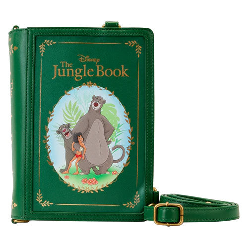Loungefly Disney Jungle Book Classic Books Convertible Crossbody Bag/Backpack
