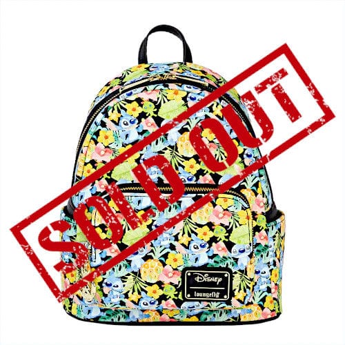 EXCLUSIVE DROP: Loungefly Disney Lilo And Stitch Floral Stitch Mini Backpack - 11/27/20