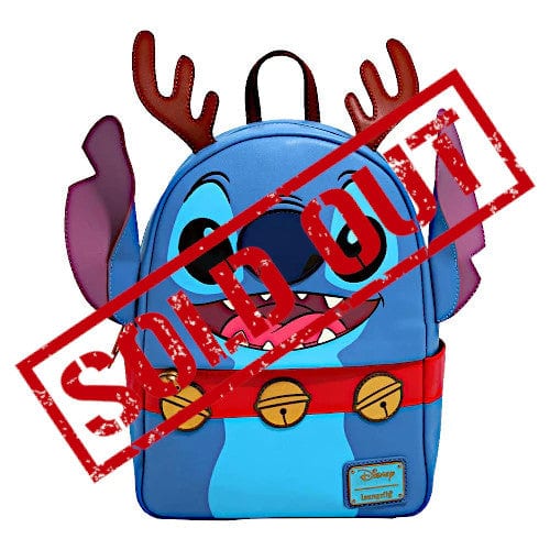 EXCLUSIVE DROP: Loungefly Disney Lilo & Stitch Reindeer Stitch Mini Backpack - 10/25/22