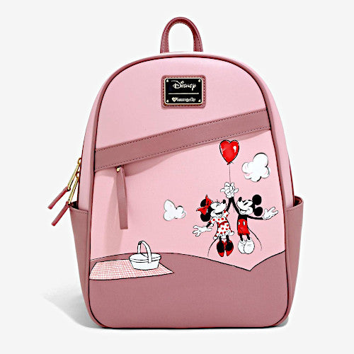 EXCLUSIVE RESTOCK: Loungefly Disney Mickey Mouse And Minnie Mouse Balloon Mini Backpack - 1/26/23