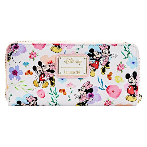 EXCLUSIVE DROP: Loungefly Disney Mickey & Minnie Mouse Floral Wallet - 2/23/23