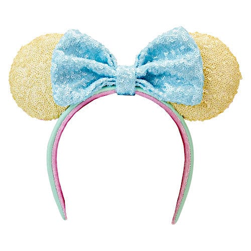 EXCLUSIVE DROP: Loungefly Disney Minnie Mouse Pastel Sequin Ear Headband (LE 1700) - 3/21/23