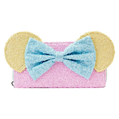EXCLUSIVE DROP: Loungefly Disney Minnie Mouse Pastel Sequin Wallet (LE 1600) - 3/21/23