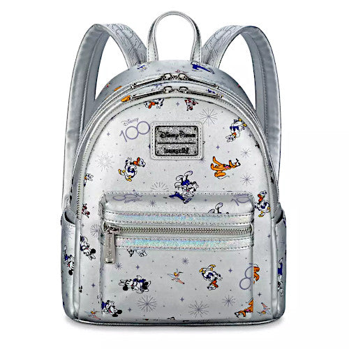 EXCLUSIVE DROP: Loungefly Disney Parks Disney100 Mickey & Friends Mini Backpack - 4/3/23