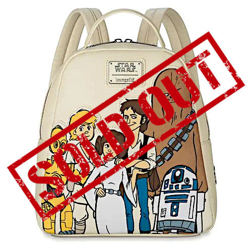 EXCLUSIVE DROP: Loungefly Disney Parks Star Wars Celebrate The Saga Character Mini Backpack - 10/31/22