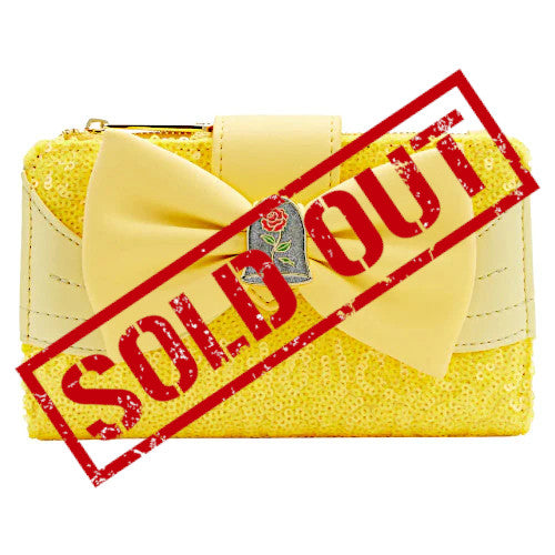 EXCLUSIVE DROP: Loungefly Disney Princess Belle Sequin Wallet - 9/30/22