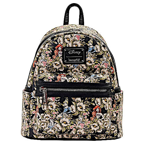 EXCLUSIVE DROP: Loungefly Disney Princesses Floral AOP Mini Backpack ...