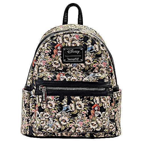 EXCLUSIVE DROP: Loungefly Disney Princesses Floral AOP Mini Backpack - 12/3/22