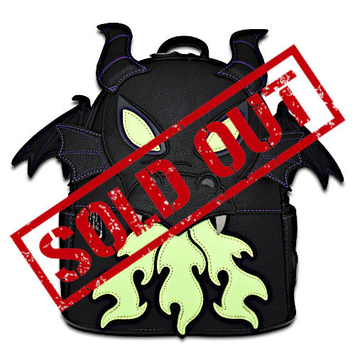 EXCLUSIVE RESTOCK: Loungefly Disney Sleeping Beauty Maleficent Dragon Glow Cosplay Mini Backpack - 12/17/22