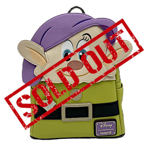 EXCLUSIVE RESTOCK: Loungefly Disney Snow White And The Seven Dwarfs Dopey Cosplay Mini Backpack - 10/29/22