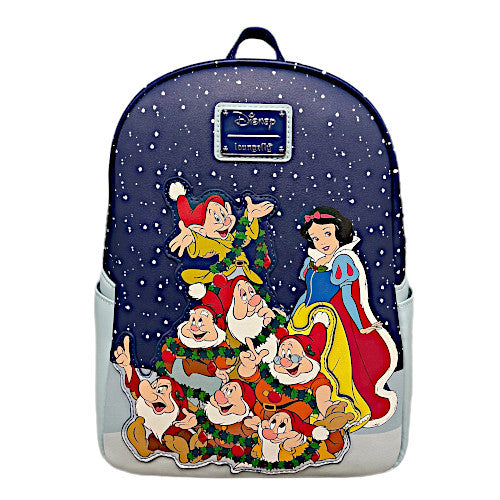 EXCLUSIVE DROP: Loungefly Disney Snow White And The Seven Dwarfs Holiday Mini Backpack - 11/11/22