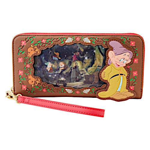 Loungefly Disney Snow White Lenticular Princess Series Wristlet