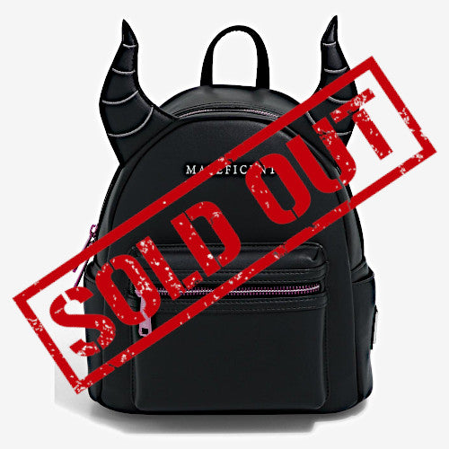 EXCLUSIVE DROP: Loungefly Disney Villains Sleeping Beauty Maleficent Minimalist Figural Mini Backpack - 1/4/23