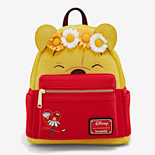 EXCLUSIVE RESTOCK: Loungefly Disney Winnie The Pooh Floral Crown Flocked Mini Backpack - 1/26/23