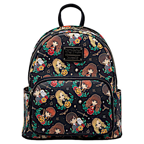 EXCLUSIVE DROP: Loungefly Harry Potter Kawaii Characters Glow Mini Backpack - 4/11/23