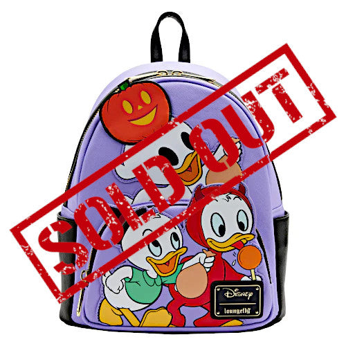 EXCLUSIVE DROP: Loungefly Huey Dewey And Louie Halloween Mini Backpack - 10/5/22