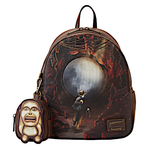 Loungefly Indiana Jones Raiders Of The Lost Ark Mini Backpack With Coin Purse