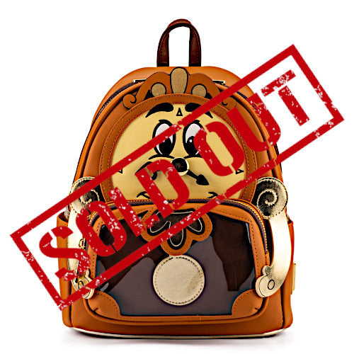 EXCLUSIVE RESTOCK: Loungefly LACC 2021 Disney Beauty And The Beast Cogsworth Cosplay Mini Backpack - 2/28/23