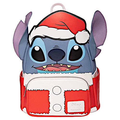 EXCLUSIVE DROP: Loungefly Lilo And Stitch Holiday Santa Stitch Mini Ba ...