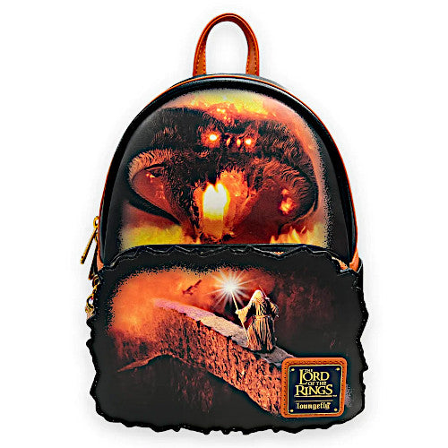 EXCLUSIVE DROP: Loungefly Lord Of The Rings Gandalf Vs Balrog Glow Mini Backpack - 1/18/23