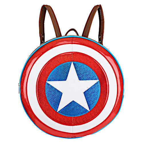 EXCLUSIVE DROP: Loungefly Marvel Captain America Shield Mini Backpack - 3/30/23