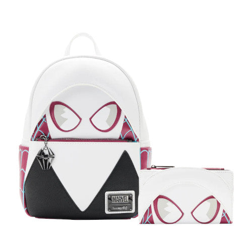 EXCLUSIVE DROP: Loungefly Marvel Spider Gwen Cosplay Mini Backpack And Wallet Bundle - 11/12/22