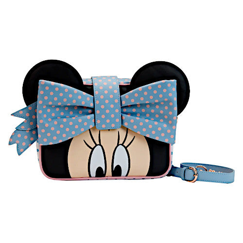 Loungefly Minnie Mouse Pastel Polka Dot Crossbody Bag