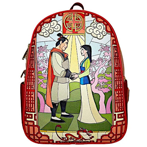 EXCLUSIVE DROP: Loungefly Mulan Stained Glass Mini Backpack - 6/21/22