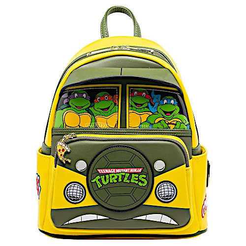 EXCLUSIVE DROP: Loungefly Nickelodeon TMNT Light Up Turtle Party Wagon Mini Backpack - 1/13/23