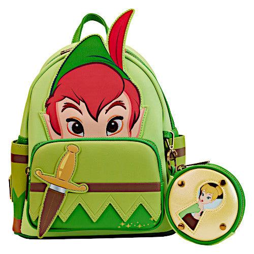 EXCLUSIVE DROP: Loungefly Peter Pan & Tinker Bell Cosplay Mini Backpack With Coin Purse (LE 2250) - 1/31/23